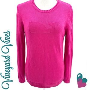 Vineyard Vines Long sleeve pink sweater size large